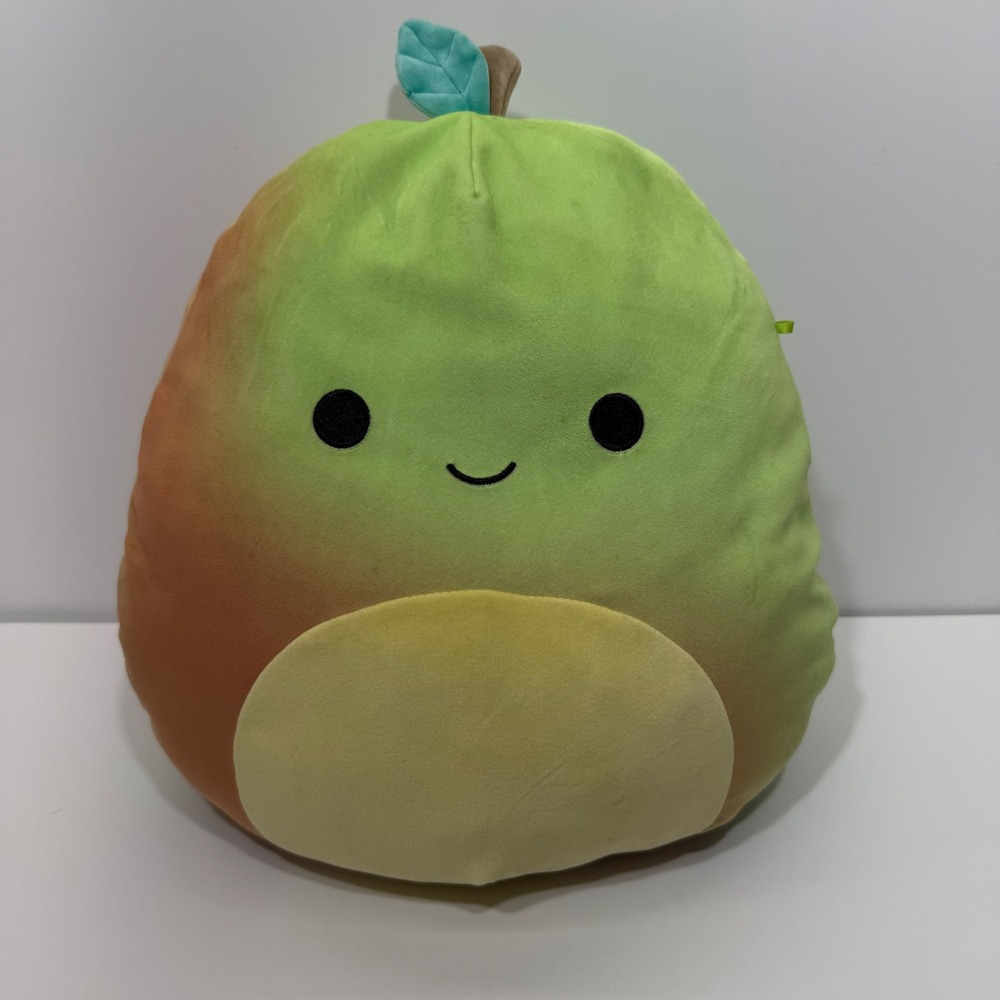 Squishmallows Ximena the Mango 12 Inch Plush Green Orange Fruit Stuffed Toy 2023